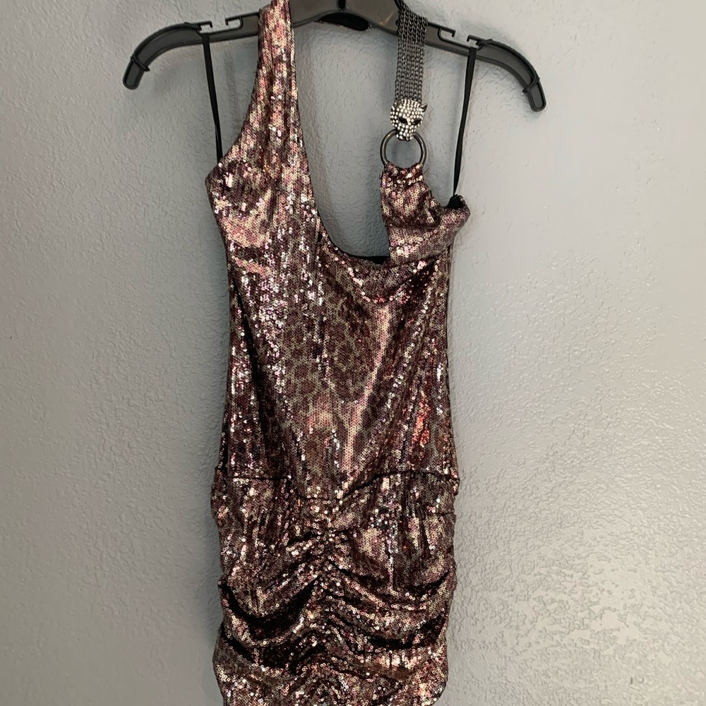 Sky sequence dress XS